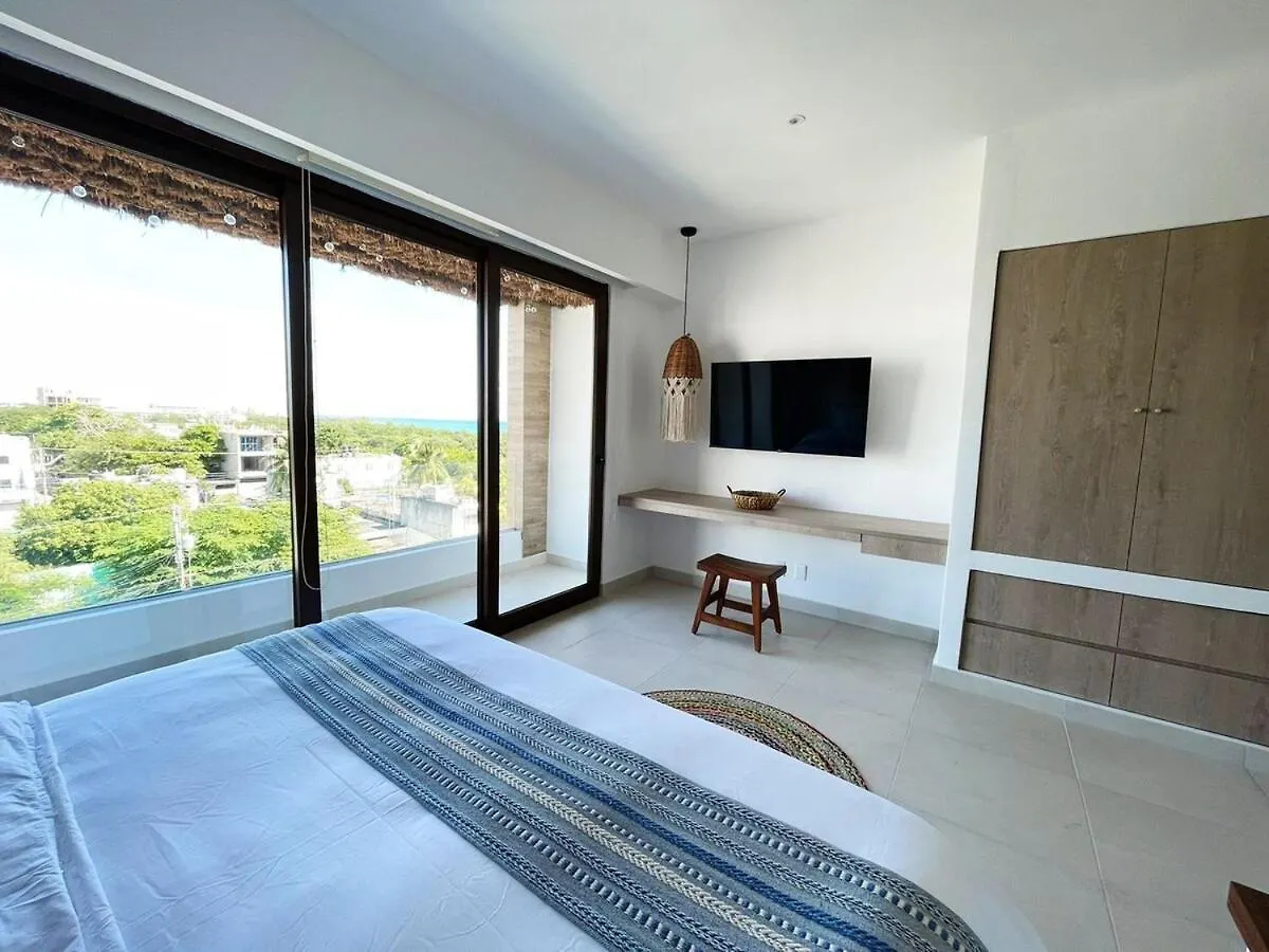 Studio 5Th Ave Ocean View W Rooftop Pool Blanko Living Playa del Carmen 0*,