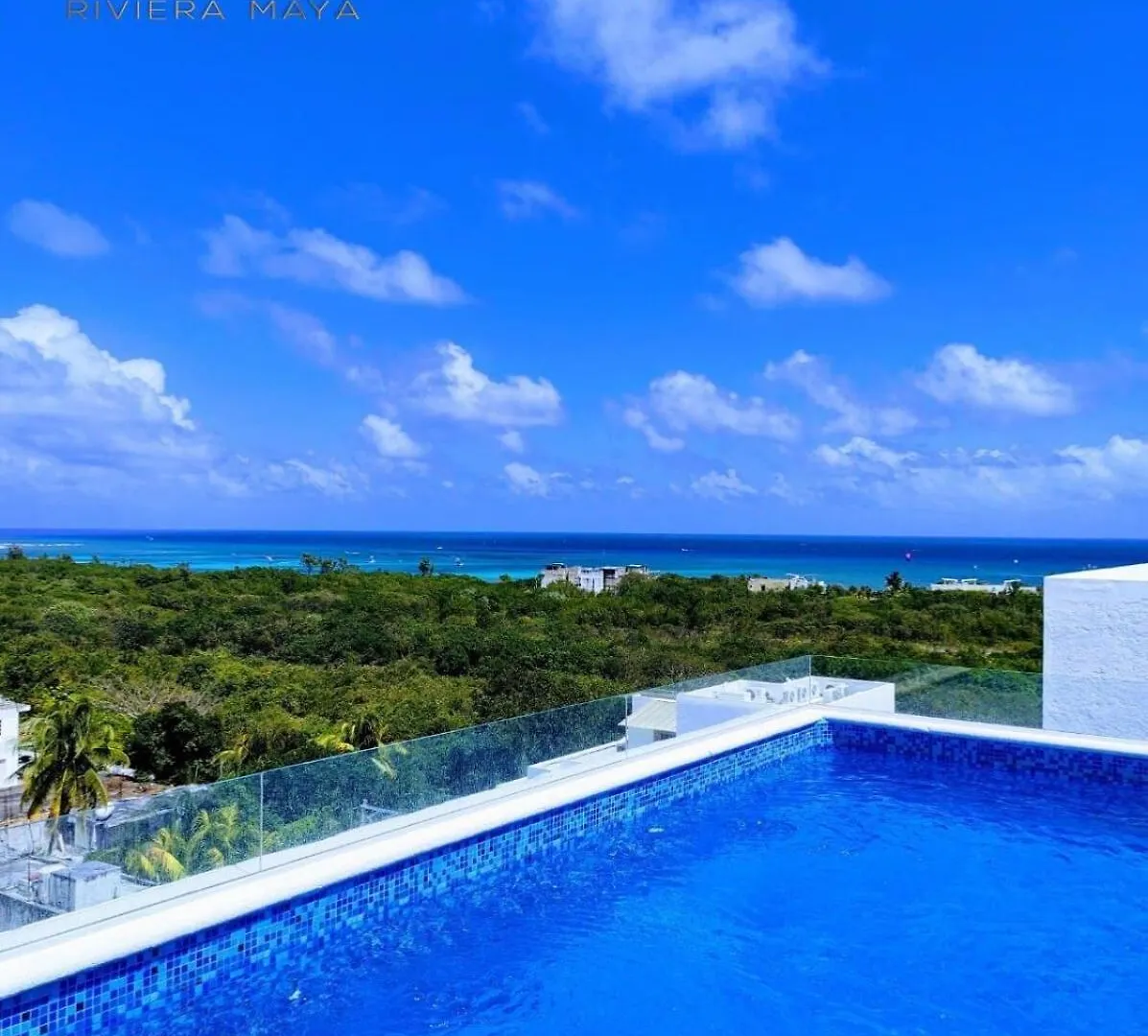 Studio 5Th Ave Ocean View W Rooftop Pool Blanko Living Playa del Carmen Apartment