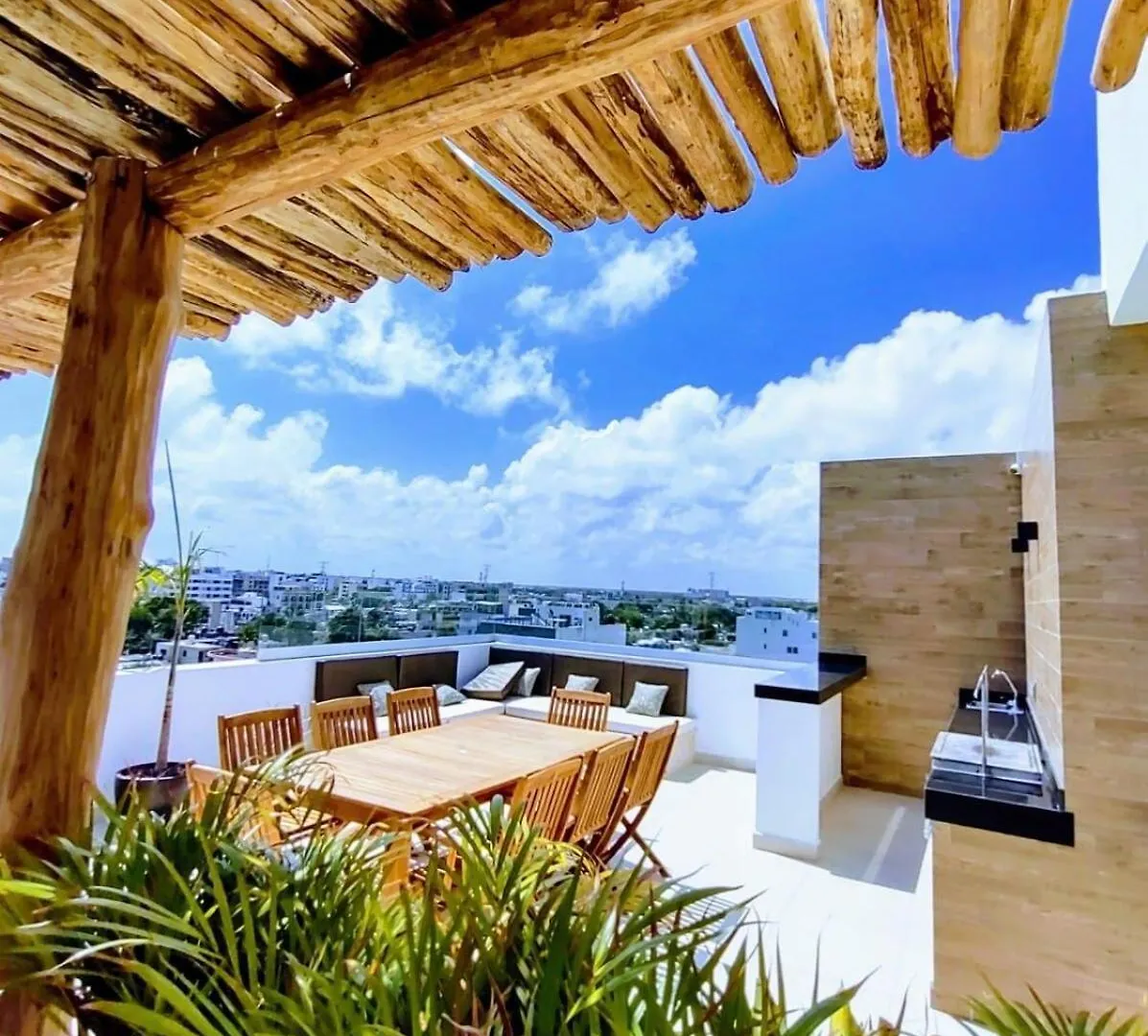 Studio 5Th Ave Ocean View W Rooftop Pool Blanko Living Playa del Carmen 0*,