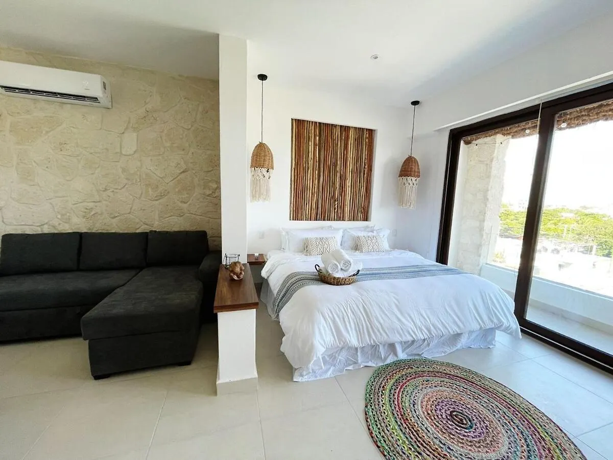 Studio 5Th Ave Ocean View W Rooftop Pool Blanko Living Playa del Carmen Apartment