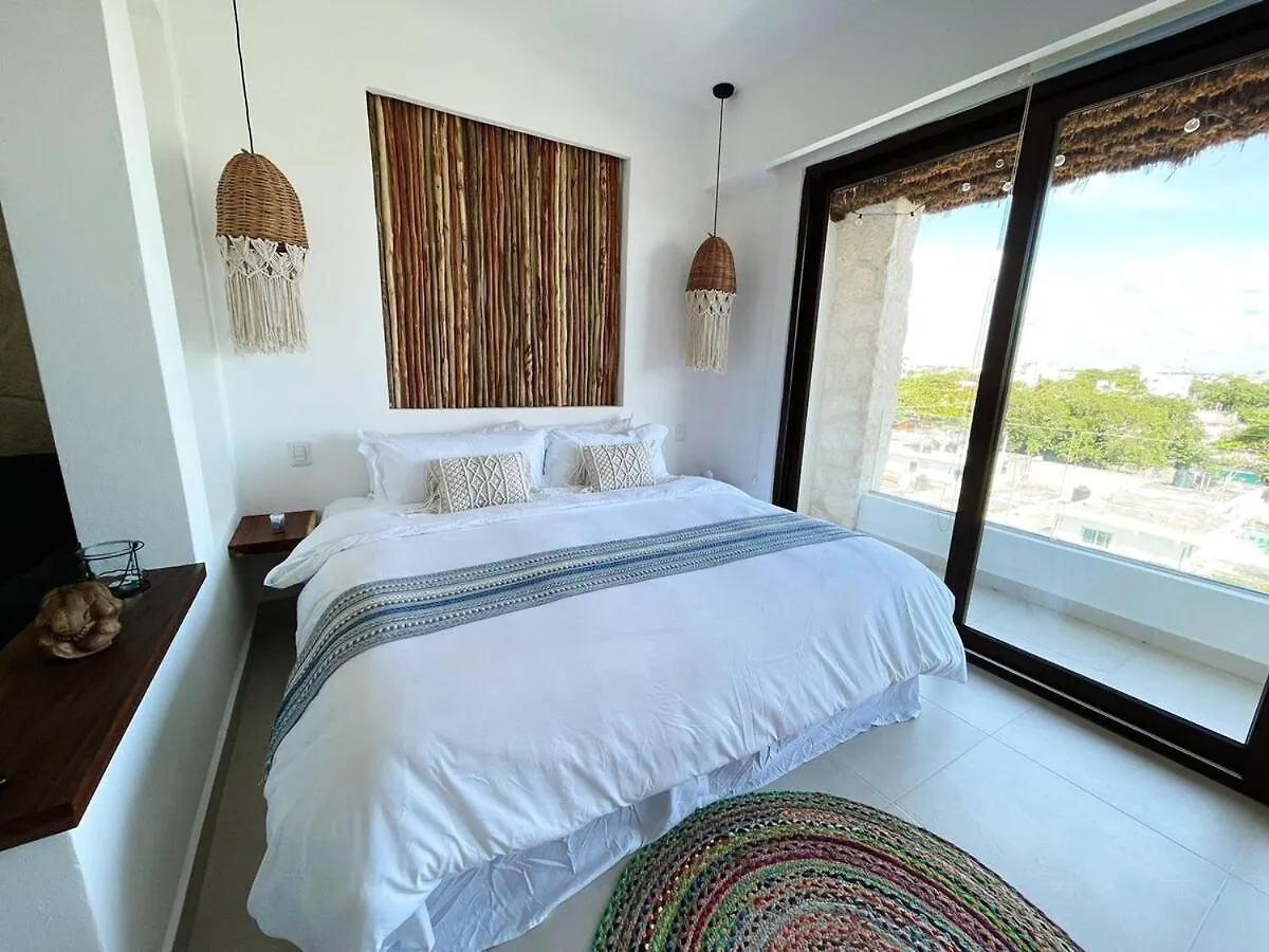 Studio 5Th Ave Ocean View W Rooftop Pool Blanko Living Playa del Carmen Apartment